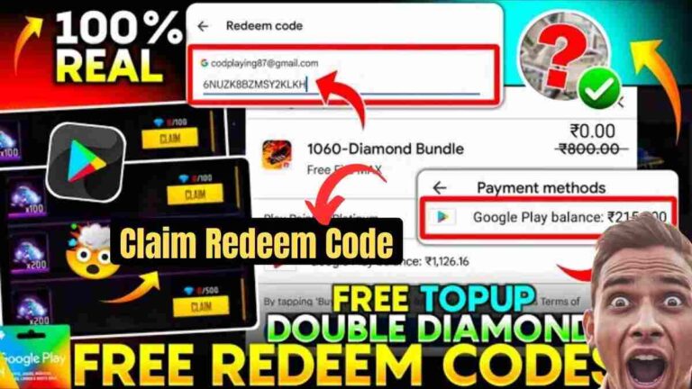 Free Fire Redeem Codes for 11 September